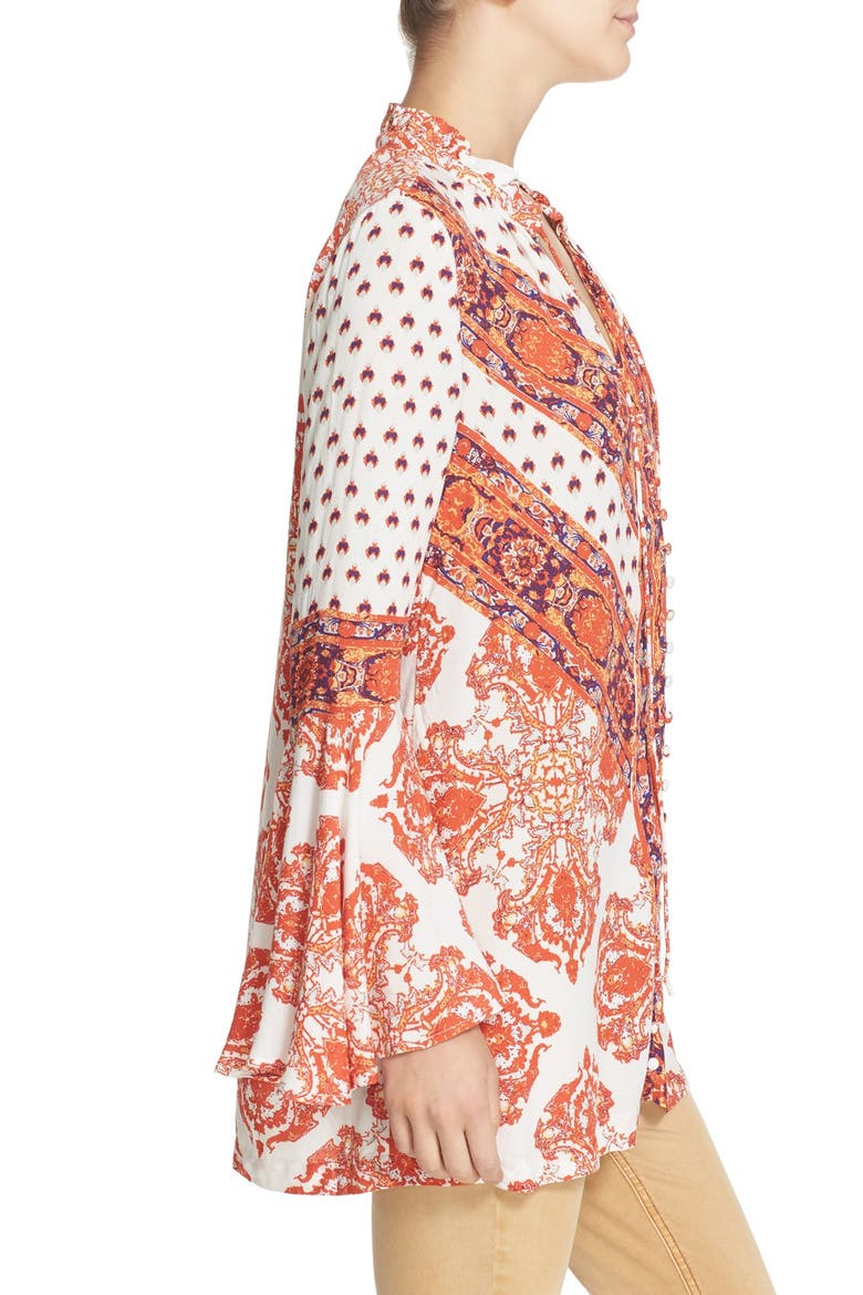 'Magic Mystery' Tunic Top, Alternate, color, CREAM