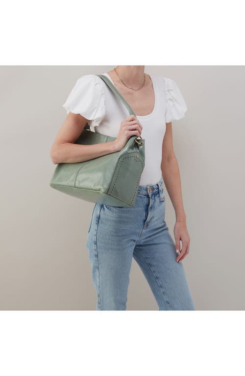Hobo Seneca Leather Shoulder Bag In Jade