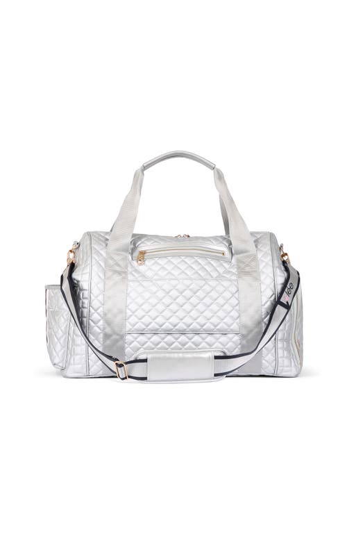Volée Weekender Bag In Silver