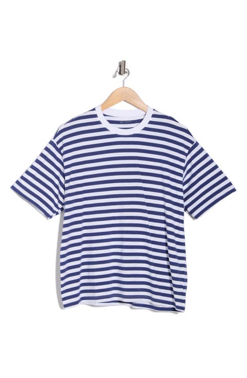 Karter Stripe Cotton T-Shirt