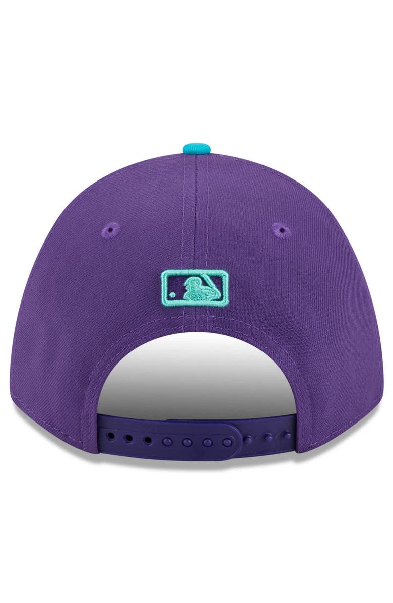 New Era Men's New Era Purple/Teal Arizona Diamondbacks 2025 City Connect 9FORTY M-Crown Adjustable Hat, Alternate, color, Purple