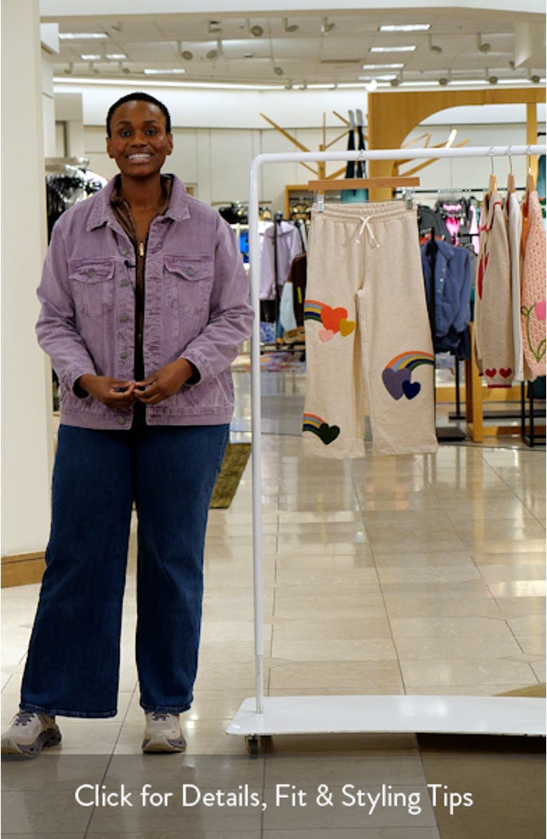 Kids
 Appliqué Wide Leg Sweatpants, sales video thumbnail