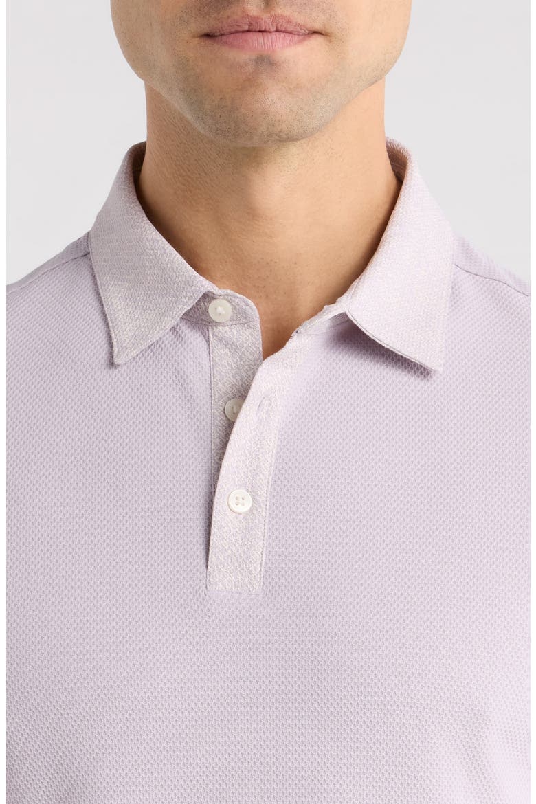 Baytides Contrast Collar Polo, Alternate, color, LAVENDER