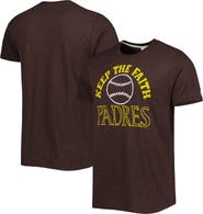 Homage Men's Homage Brown San Diego Padres Hyper Local Tri-Blend T-Shirt