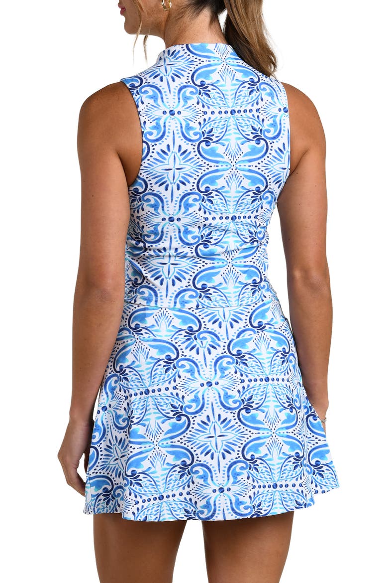 Blue Tile Sleeveless Top, Alternate, color, PACIFIC BLUE