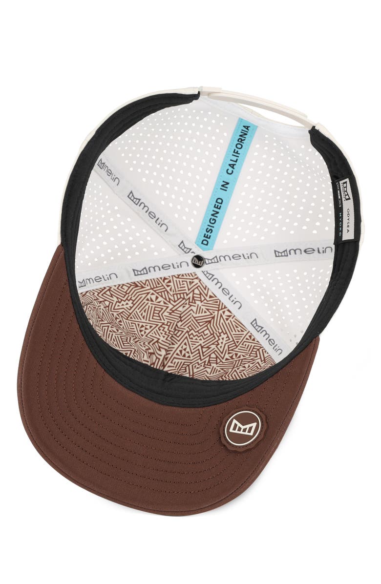 Melin Odysea Stacked Hydro Performance Snapback Hat, Alternate, color, Moonbeam