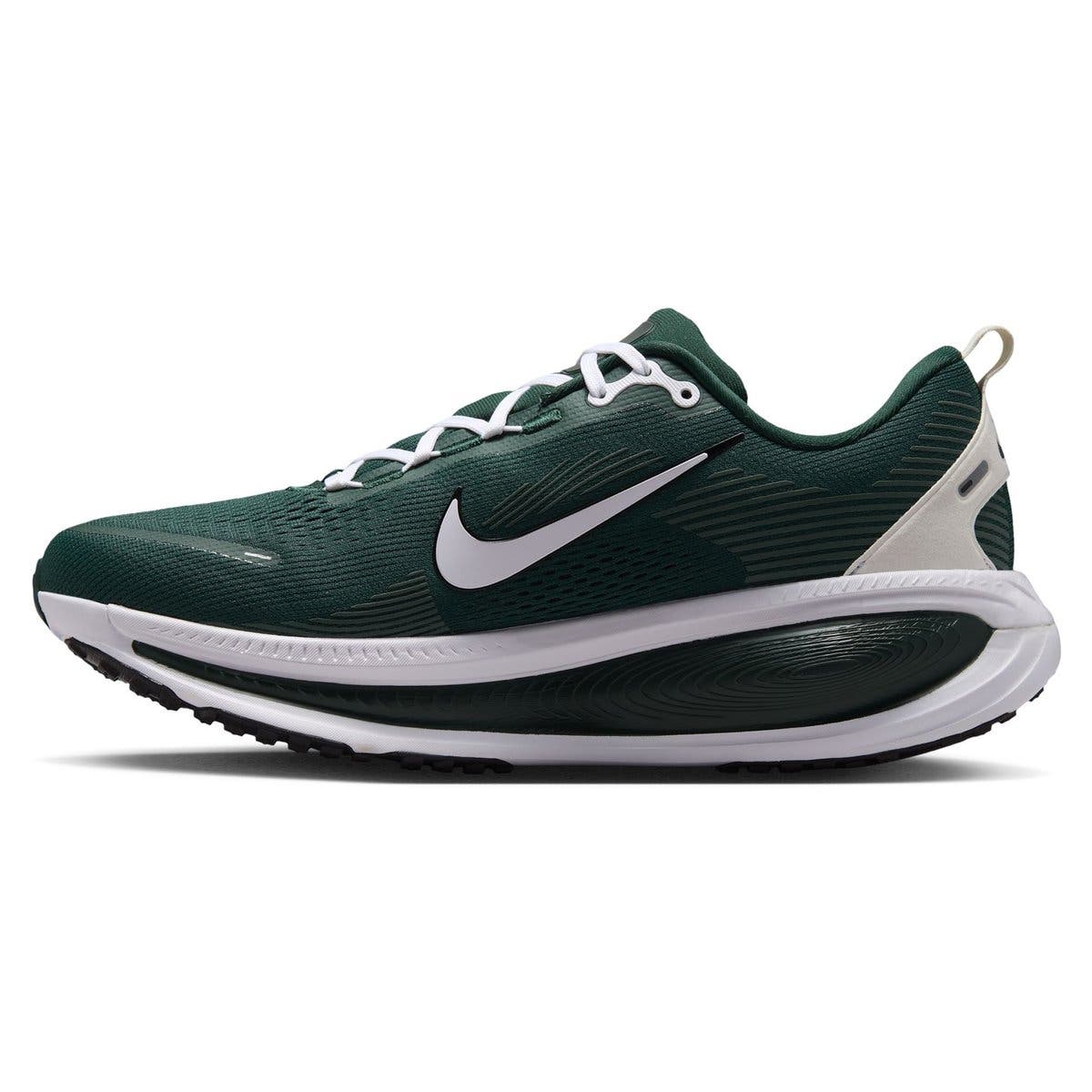 Men's Nike Michigan State Spartans Vomero 18 Running Shoes, Alternate, color, Green