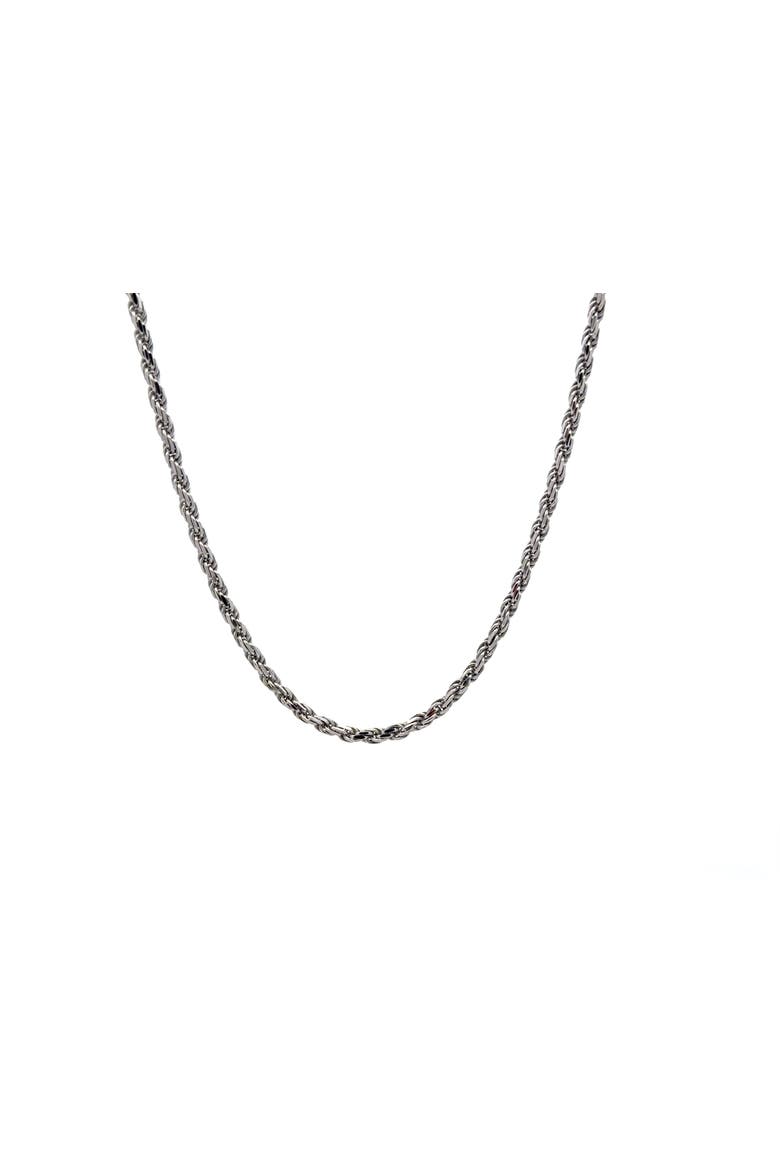 Sterling Silver Rope Chain Necklace, 18-Inch, 2.2 mm, Alternate, color, Silver