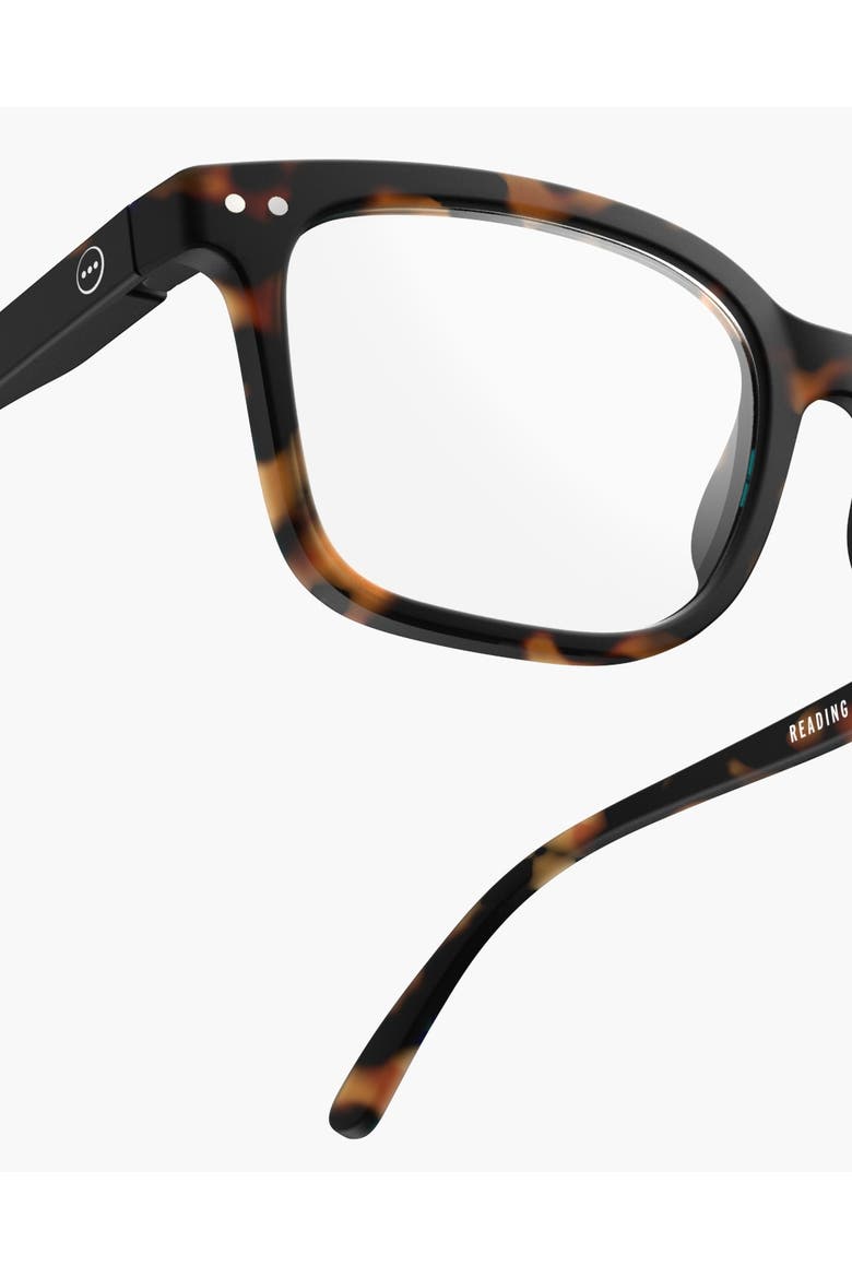 #L 54mm Rectangular Reading Glasses, Alternate, color, Tortoise
