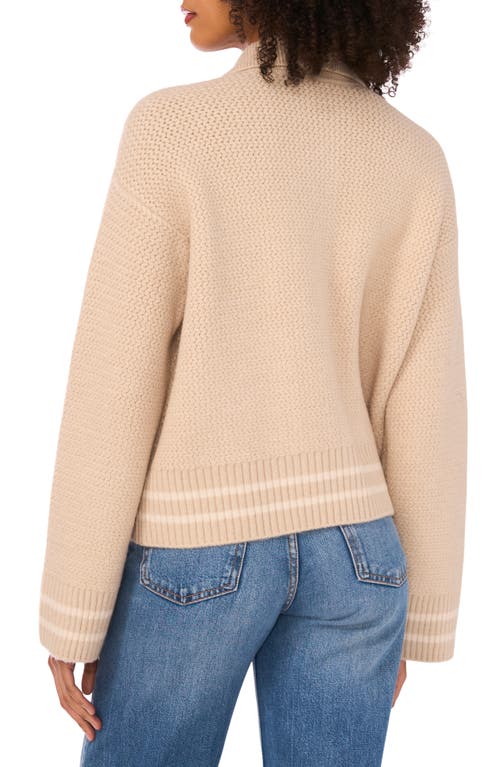 1.state Patch Pocket Sweater Jacket In Neutral
