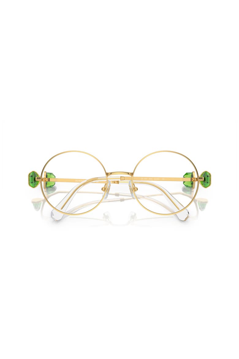 53mm Round optical glasses, Alternate, color, Gold