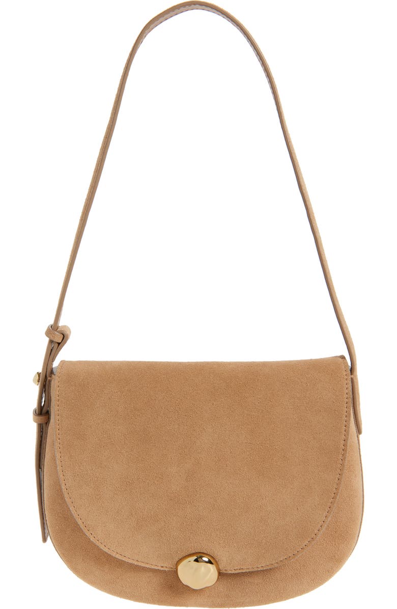 Madewell The Dakota Suede Saddle Bag, Main, color,