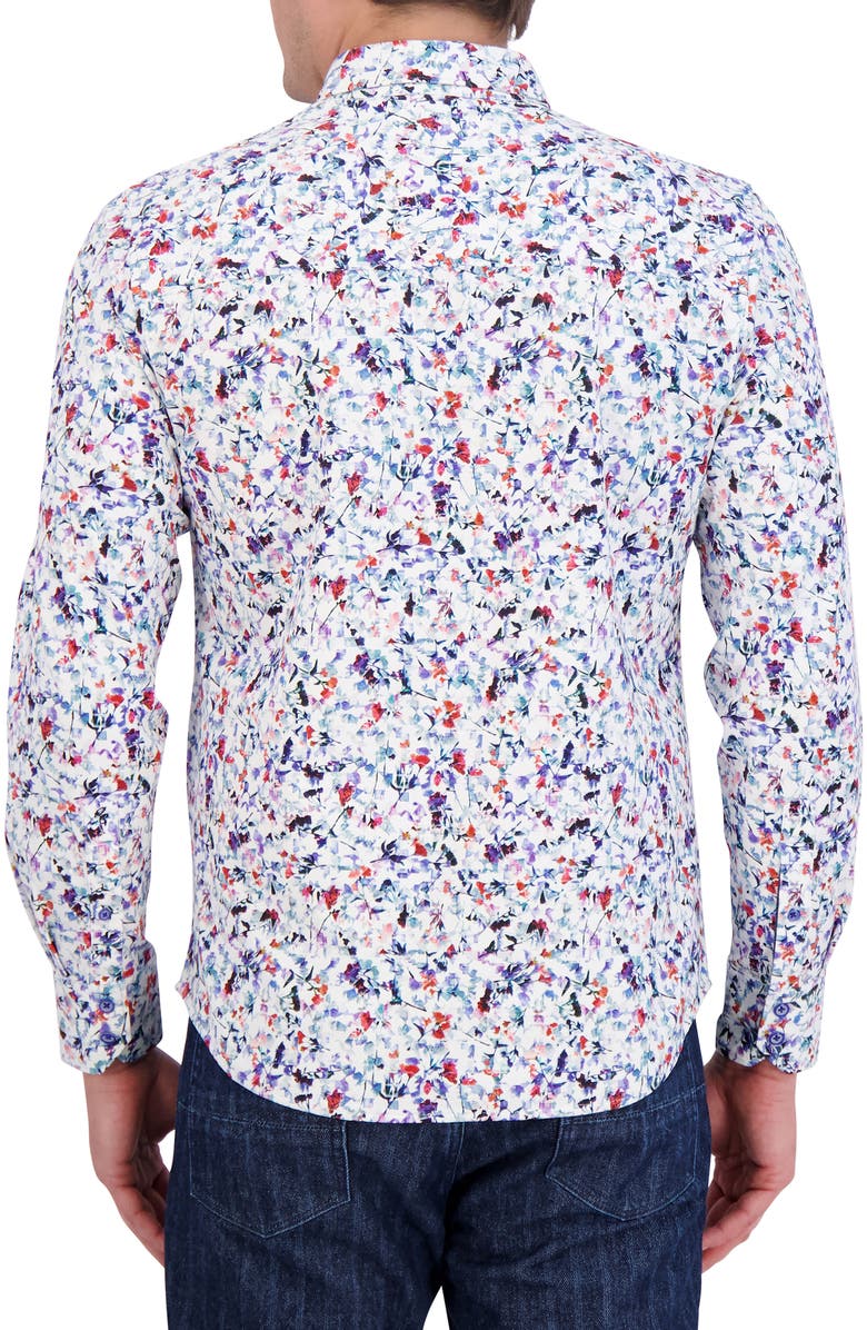 Robert Graham Bavaro Knit Button-Up Shirt, Alternate, color,
