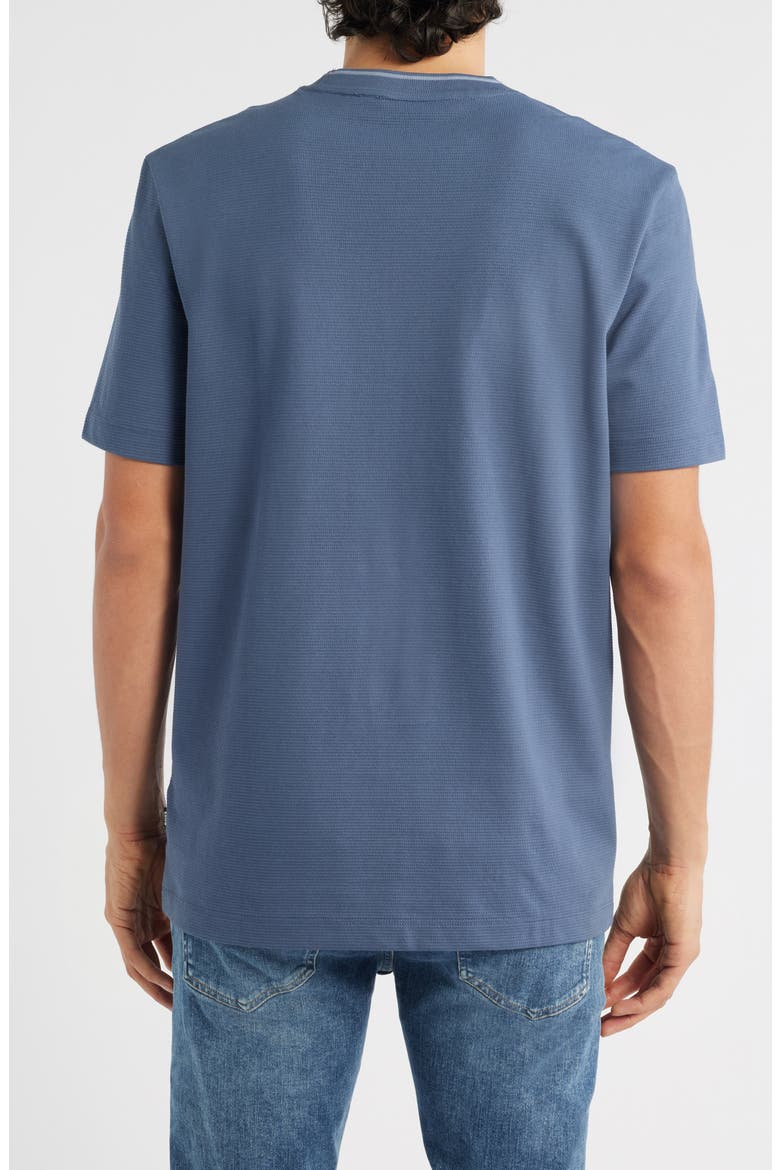 Thompson Tipped Cotton Blend T-Shirt, Alternate, color, OPEN BLUE