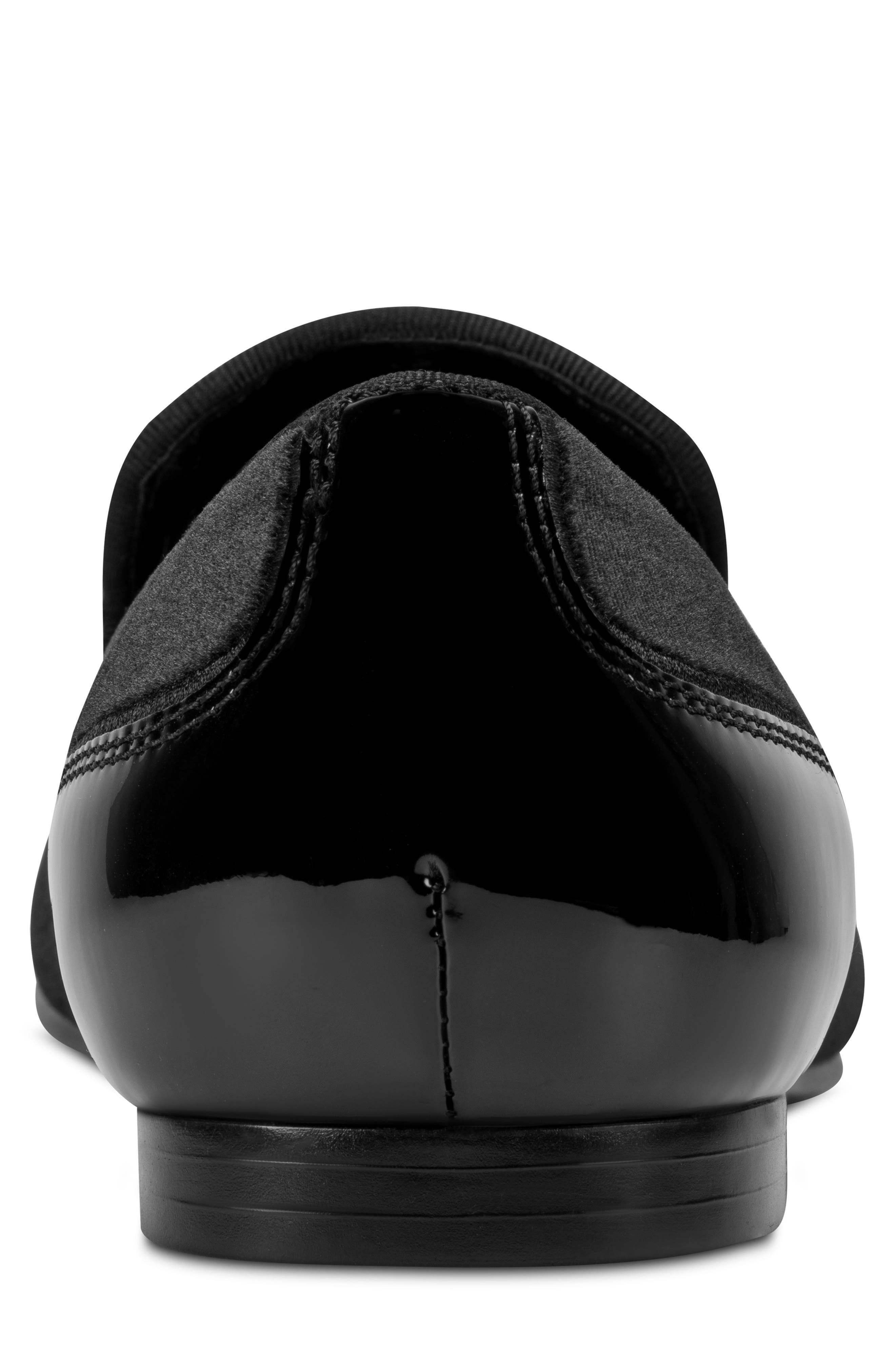 KARL LAGERFELD PARIS Velvet Smoking Slipper, Alternate, color, Black