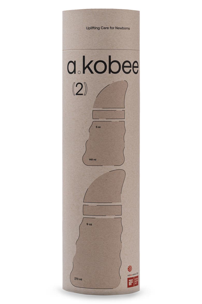 Harmony 5-Ounce & 9-Ounce Baby Bottle Set with Newborn & Slow Flow Nipples, Alternate, color, ALMOND