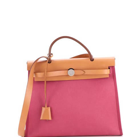 Herbag Zip Leather and Toile 31