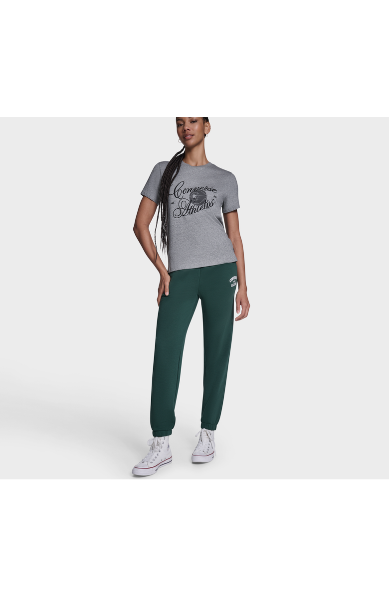 Converse Athletics Script T-Shirt, Alternate, color, Vintage Grey Heather