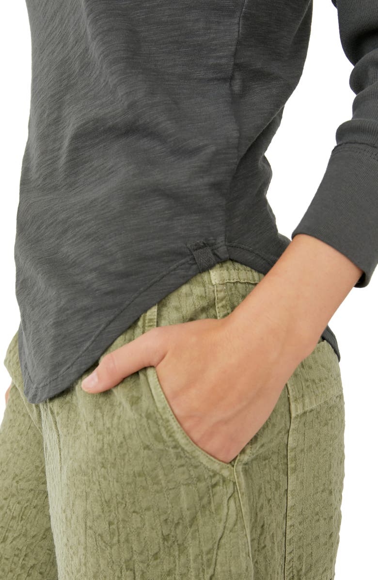 Free People Women's Batter Up Cotton Tee, Alternate, color,