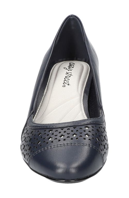 EASY STREET EASY STREET NEVA CAP TOE PUMP