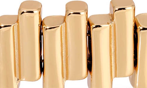Ettika Chunky Rectangular Link Bracelet In Gold