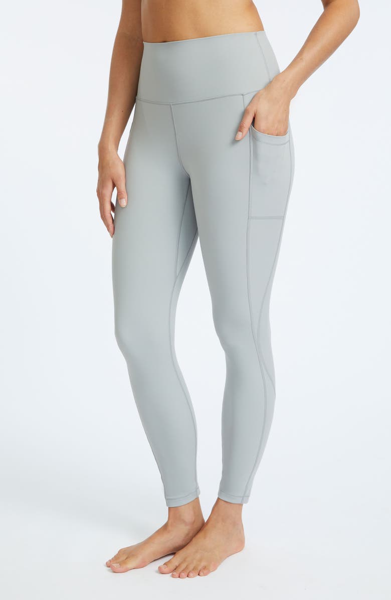 YogaWorks High Waist Side Pocket Leggings, Alternate, color, 