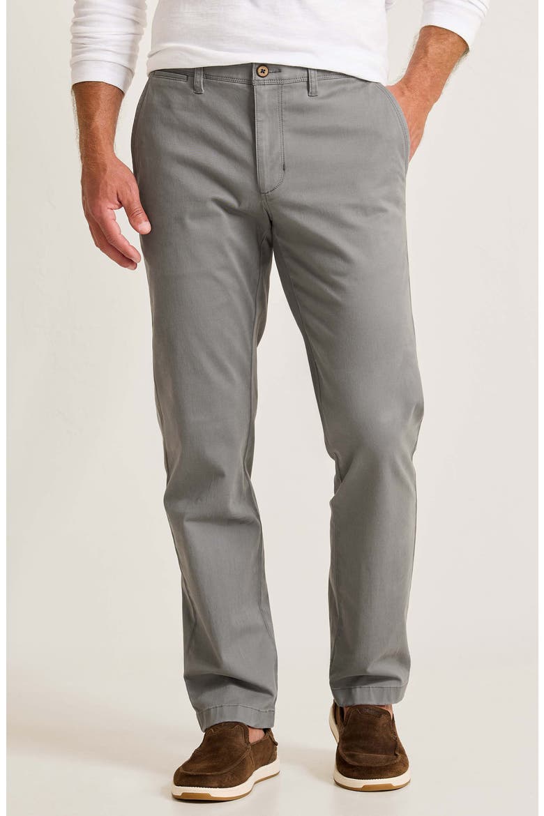 Boracay® Island Flat Front Stretch Chinos, Main, color, SPA STONE