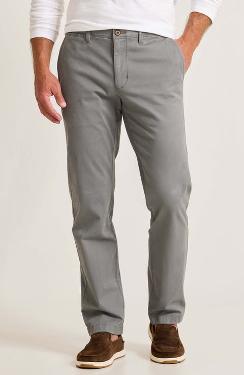 Boracay® Island Flat Front Stretch Chinos (Regular & Big)