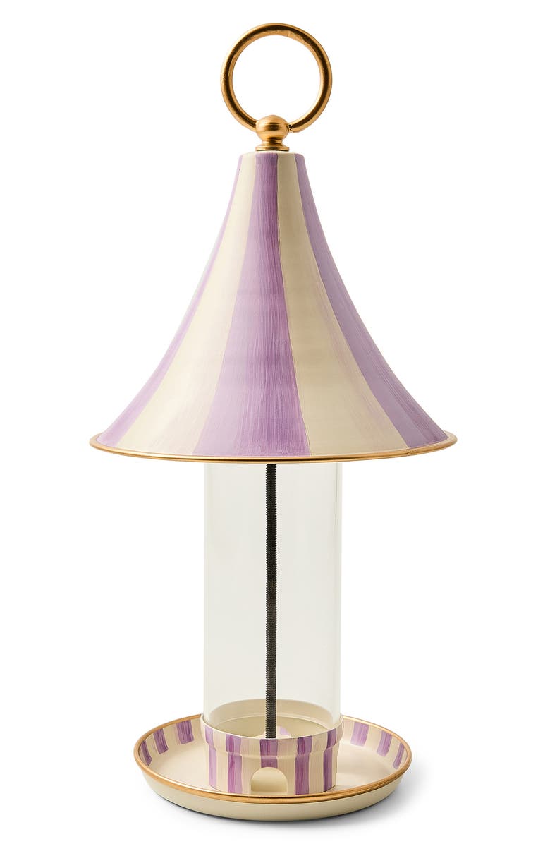 MACKENZIE CHILDS Violet Bird Feeder, Main, color, Violet