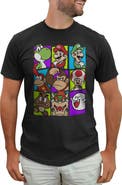 NINTENDO Men's Nintendo Mario Cast  Graphic T-Shirt