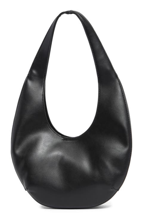Mini Sculptural Hobo Shoulder Bag with Pouch