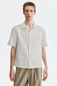 H&M Relaxed-fit linen-blend resort shirt