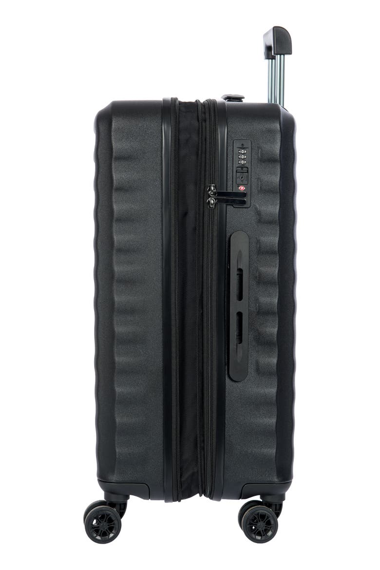 B Y Nausicaa 27 Inch Expandable Spinner Suitcase, Alternate, color, BLACK