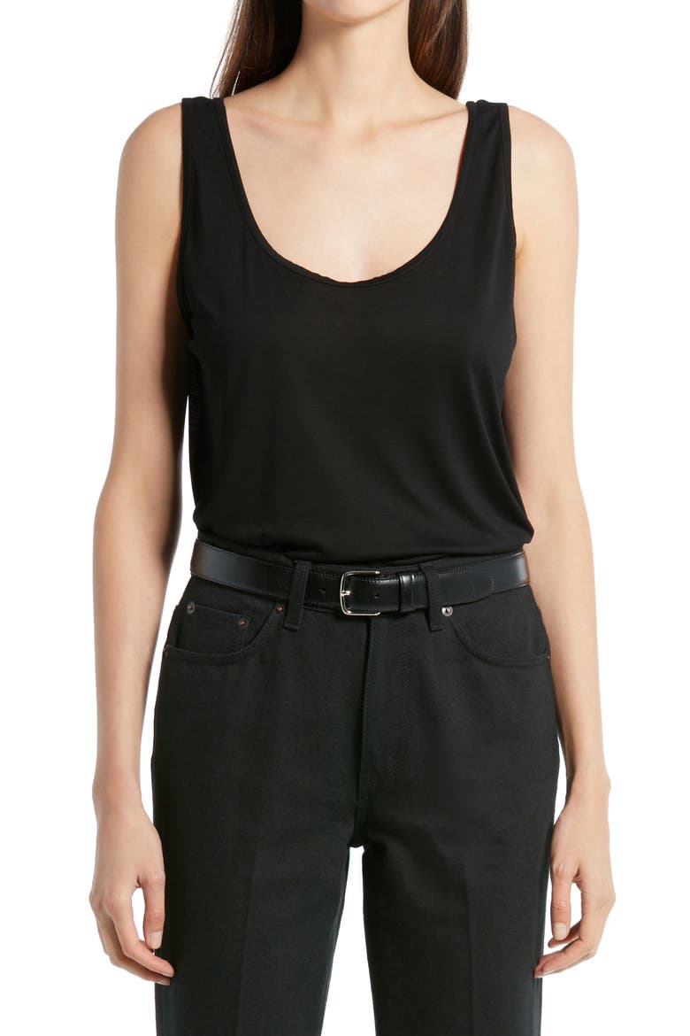 Thomaston Light Jersey Tank, Main, color, BLACK
