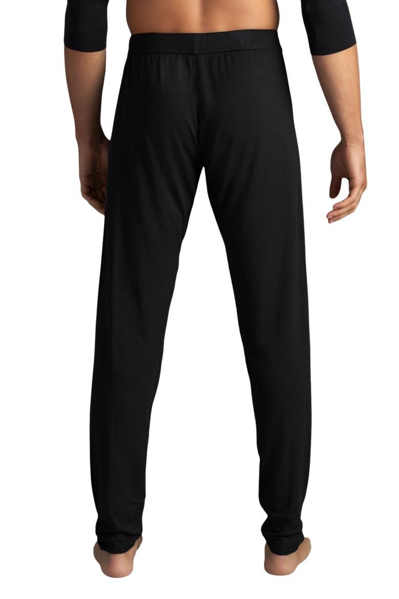 Men's Heat Baselayer Thermal Long John Underwear, Alternate, color, Black