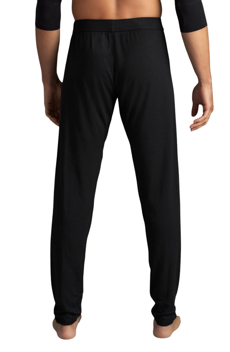 Watson's Men's Heat Baselayer Thermal Long John Underwear, Alternate, color, Black