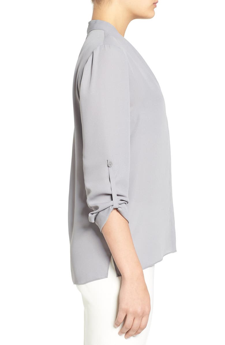T Tahari 'Taylor' Roll Sleeve Blouse, Alternate, color, 
