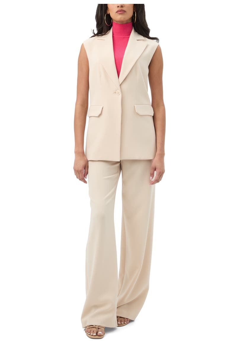 Trina Turk Boabab Longline Vest, Alternate, color, Poplar