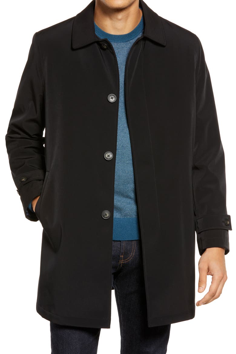 Hartsdale Water Resistant Jacket, Main, color, BLACK