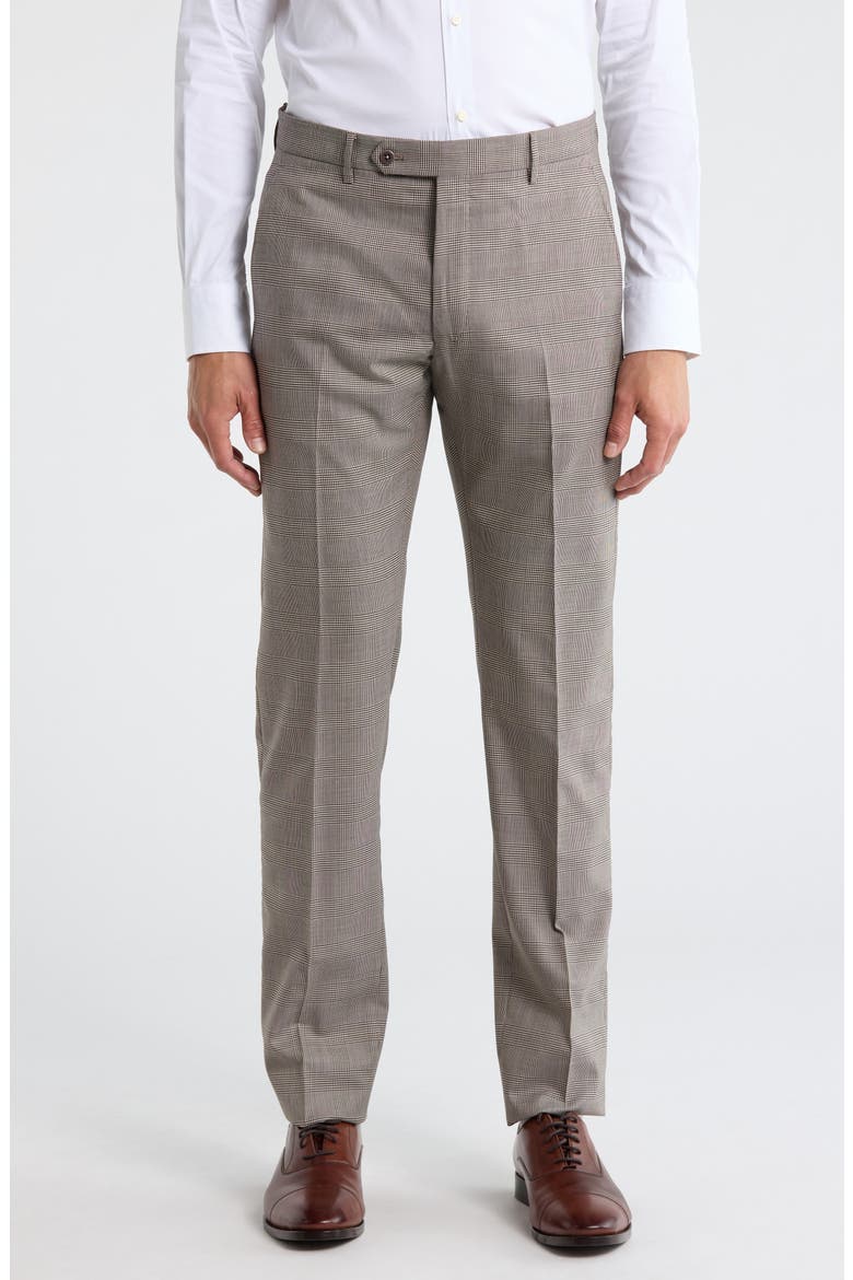 Noah Cotton Dress Pants, Main, color, ESPRESSO