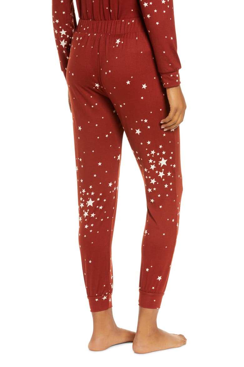 Lounge Joggers, Alternate, color, BURGUNDY