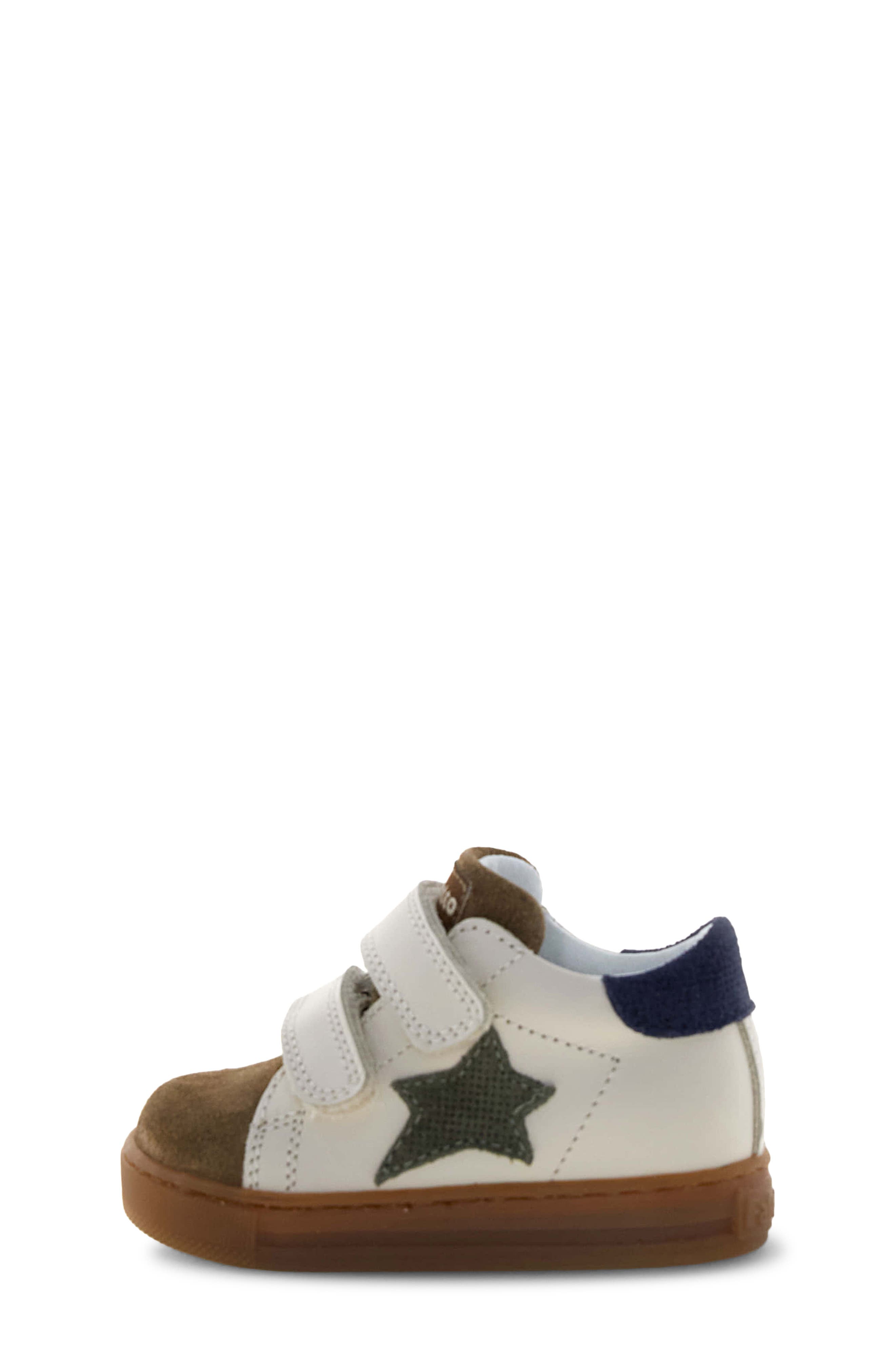 Kids' Falcotto Sasha Leather Sneaker, Alternate, color, WHITE SASHA