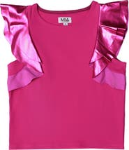 MIA New York Kids' Flutter Sleeve Top