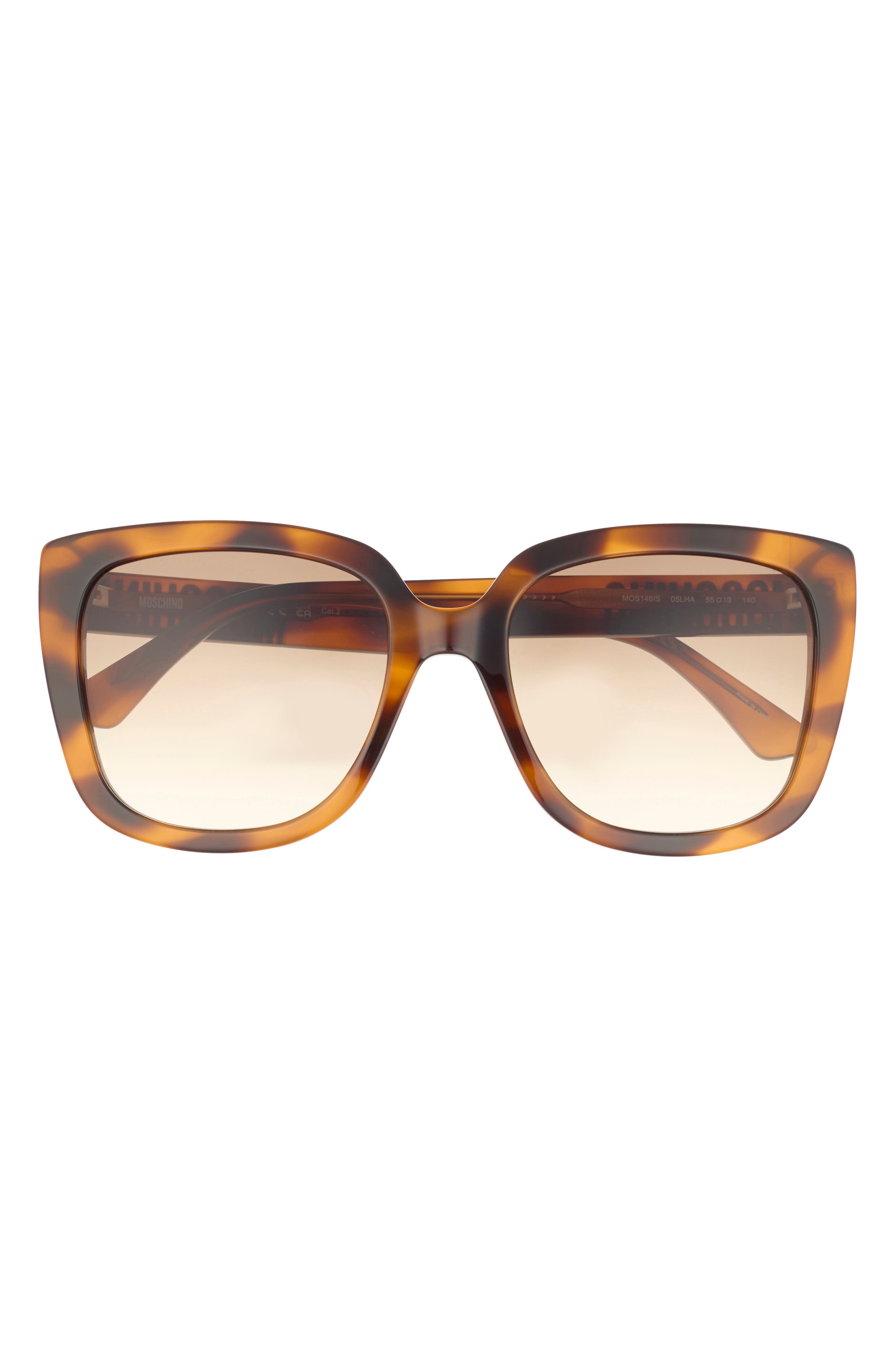 Moschino 55mm Square Sunglasses