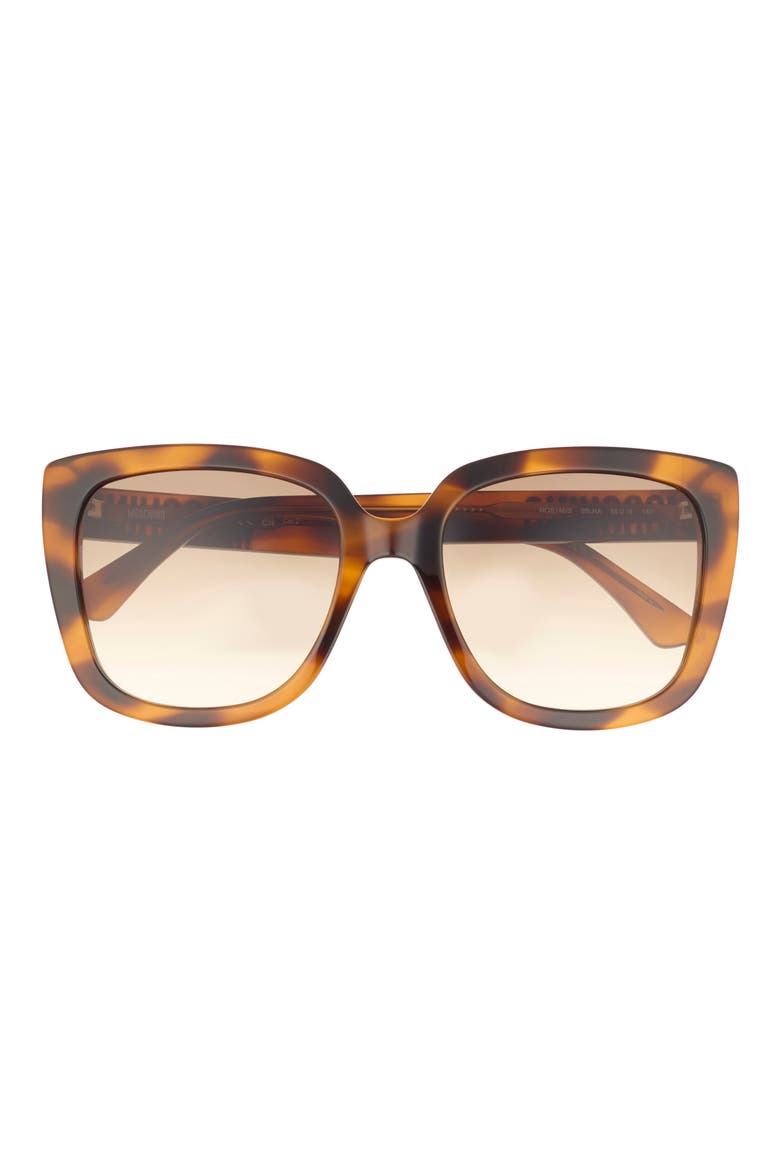 55mm Square Sunglasses, Main, color, HAVANA