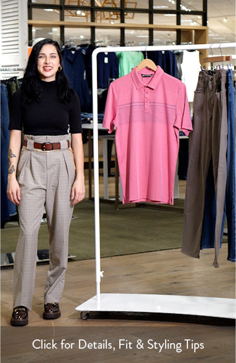 Final Call Chest Stripe Piqué Polo, sales video thumbnail