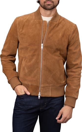 Suede Bomber Jacket