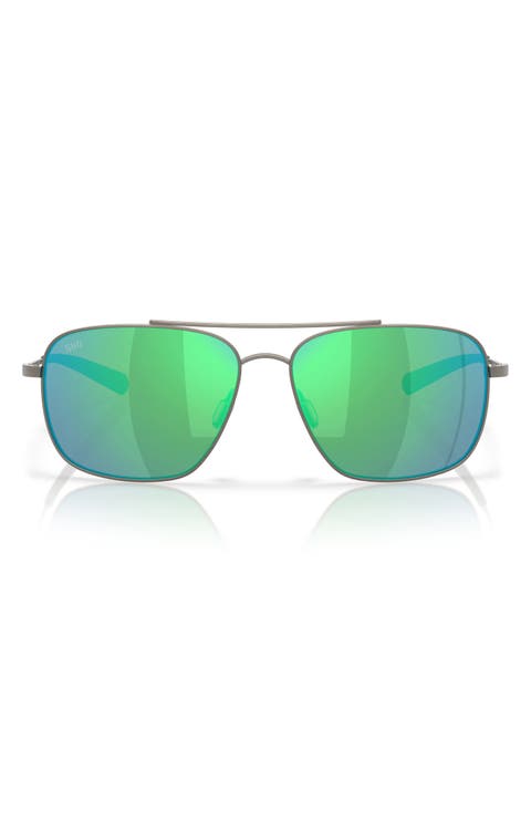 Canaveral 59mm Polarized Mirrored Phantos Sunglasses