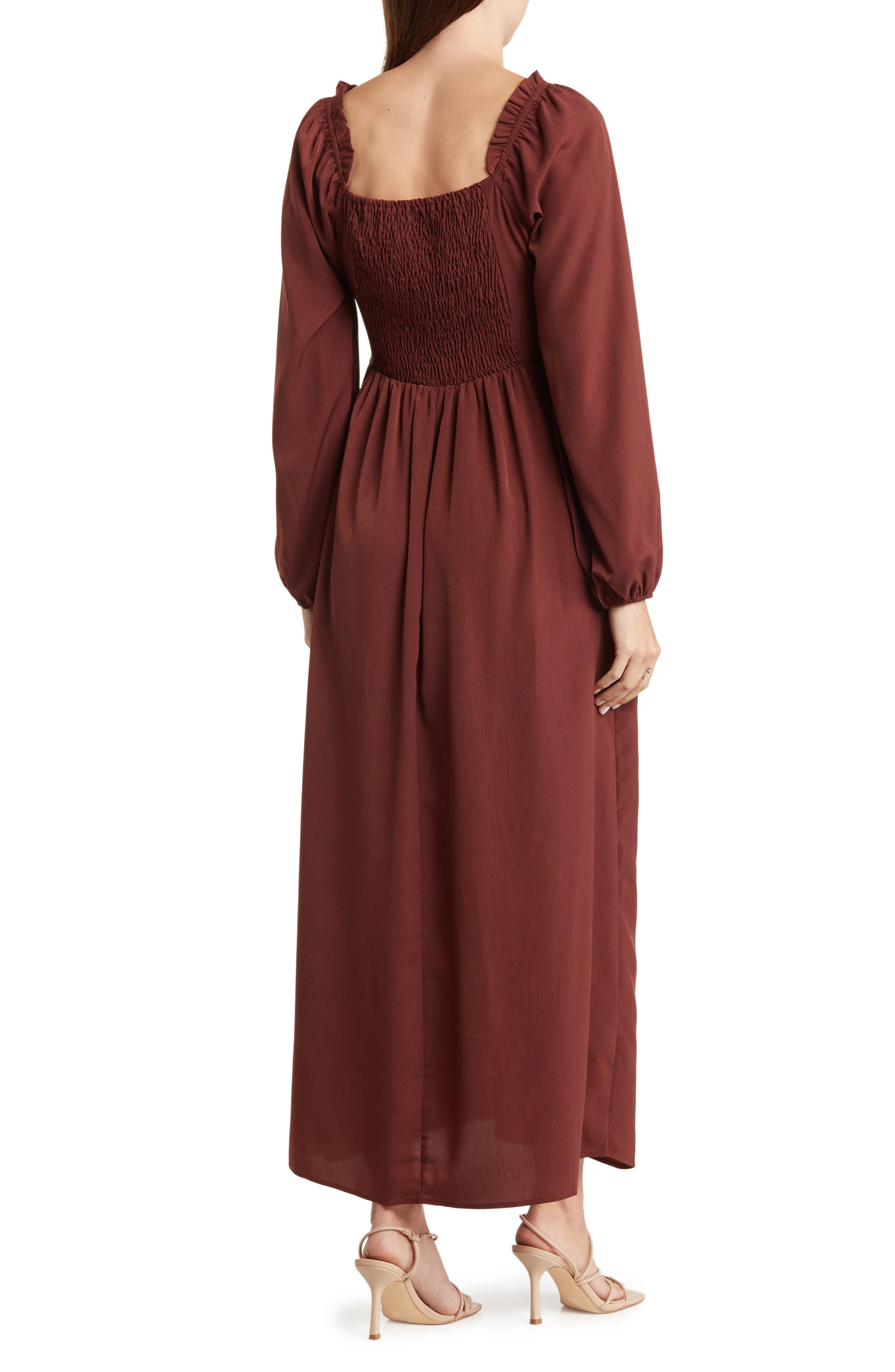 Lush Long Sleeve A-Line Dress (Women) | Nordstromrack