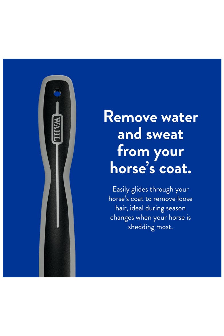 Equine Grooming Sweat Scraper Horse Tool, Alternate, color, Black